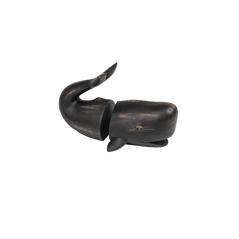 Creative Co-Op DA2625 Resin Whale Bookends