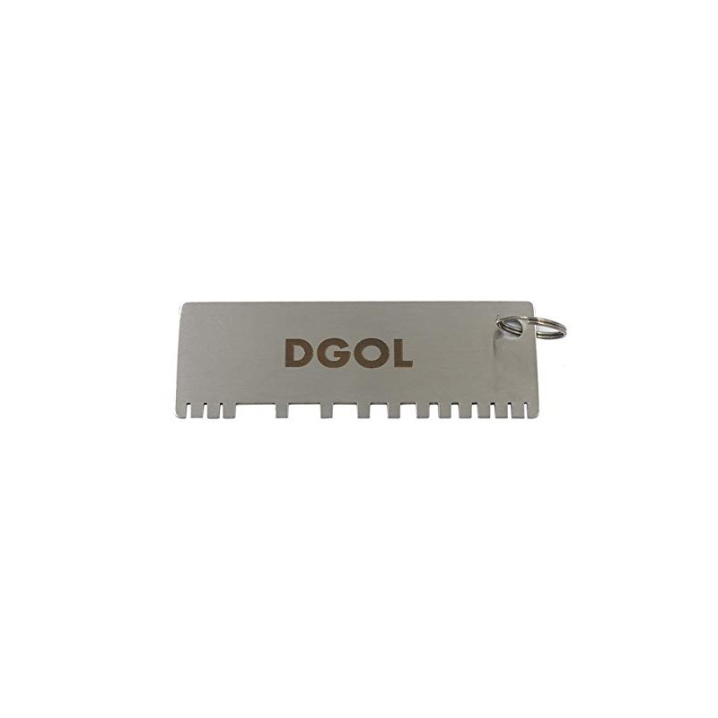 DGOL Stainless Steel Mini Portable Metal Sheet Thickness Gauge Material