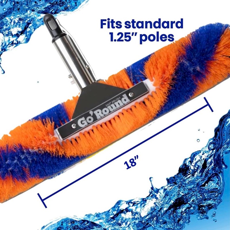 GoRound 360 Pro Pool Brush 18 inches