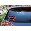 Hot Girls Hit Curbs Sticker 5 inch – Funny Pink