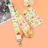 Colorful Alphabet Lanyard with ID Card Holder, Fun ABC Pattern