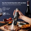 Stainless Steel Electric Salt and Pepper Grinder Set with Rechargeable