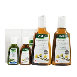 Rausch Coltsfoot Anti Dandruff Shampoo Floral Scent 200ml+200ml+52ml+52ml / 라우쉬 콜츠푸트 안티 댄드러프 샴푸 플로럴향 200ml+200ml+52ml+52ml