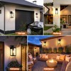 2-Pack Outdoor Lights for House, Waterproof Bronze Exterior Light Fixtures