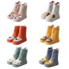 FedMois 6 Pairs Baby Kids Cozy Warm Winter Socks Anti-slip