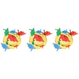 Beistle 3-Pack Graduate Cap Whirls, 30-Inch, Multicolored