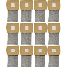 LEFITPA Replacement 12-Pack PKBB12OF Type B Vacuum Cleaner Bags for Oreck BB180 BB280 BB850 BB870 BB880 BB900 BB1000 BB1100 BB1200 MV160 and CC1600 Models