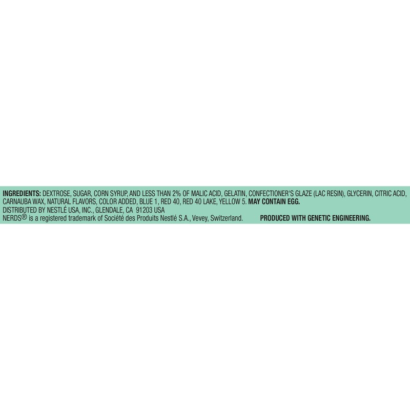 Nerds Rope, Christmas, 0.92 Oz., 24Count