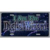 L@@K! Digital Wizard  License Plate -Vanity Auto Tag