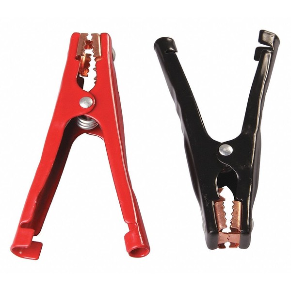 Westward Med Duty Booster Cable Clamp, 400A, Rd/Blk