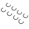 10pcs Retaining Clip Rings, Rubber Roller Resolution for Cricut Maker,