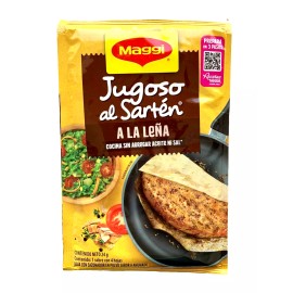 MAGGI 4-Pk Maggi Jugoso al Sarten A La Leña 4 Hojas /Maggi Seasoning Sheets 23.2g/.8oz