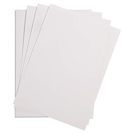Clairefontaine - Ref 975263C - Maya Smooth Coloured Drawing Card (Pack of 25 Sheets) - 185gsm - A4 (29.7 x 21cm) - White Colour - Deep Dyed, Acid Free, pH Neutral