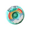 Doughnut Bottle 380ML Cute Leakage Proof Portable BPA Free Silicone