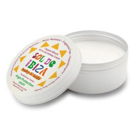 Sol de Ibiza Plastic Free - Face & Body Natural Mineral Sunscreen SPF30 - Waterless Solid Sunscreen - Natural ingredients - Non Nano zinc oxide - Vegan - Adults & Kids - 100g