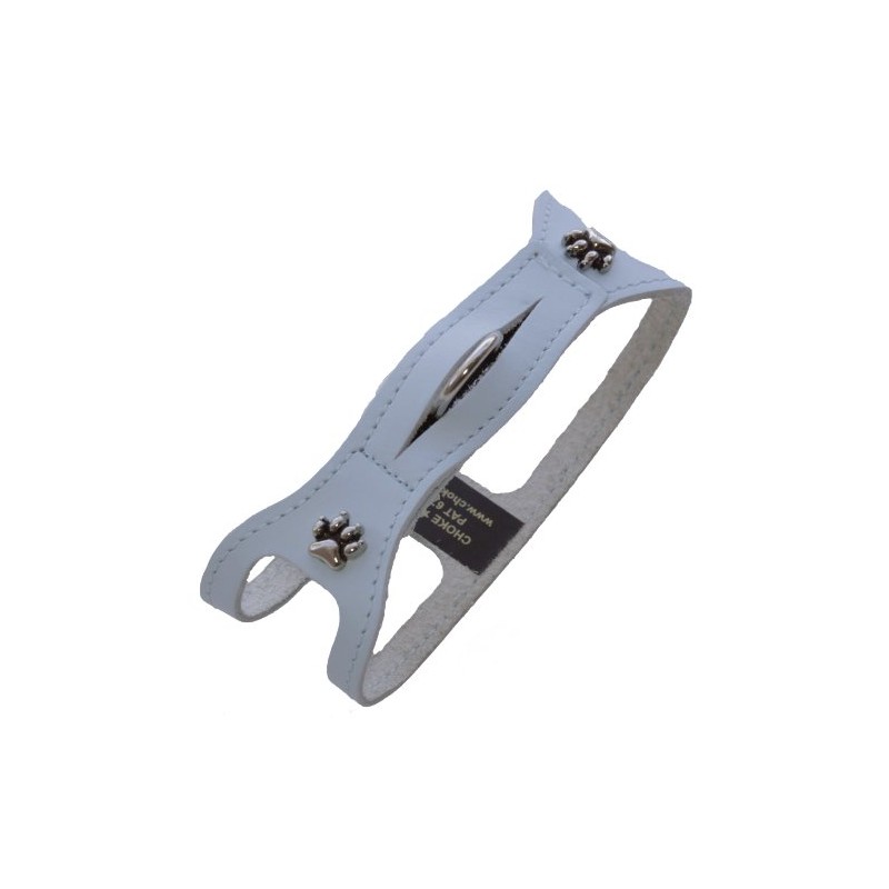 ChokeFree Pet Shoulder Collar, 8-Inch, Non Metallic Baby Blue