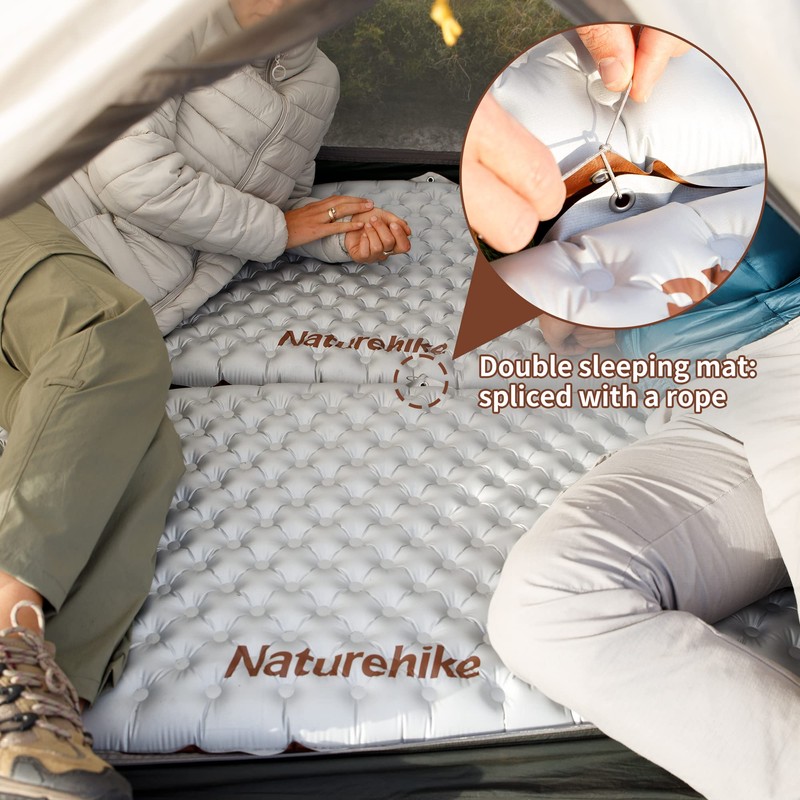 Naturehike Camping Sleeping Mat, 7cm Thickened Ultralight Inflatable Camping Mattress