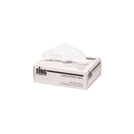 Zirc Dental 20Z410 Handi-Hopper Biohazard Liners Clear 7" X 10" X 3" 100/Bx