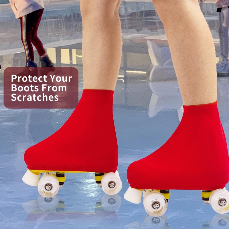 Ice Skates Covers,Protective & Elastic Skating Boot Covers for Roller