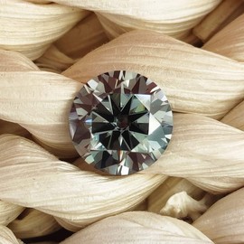 LETMEXC Gray Moissanite Loose Stone Lab Diamond Gemstone VVS1 Excellent Diamond Cut With GRA Report (2.0)