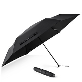 G4Free Travel Folding Umbrella Compact Ultralight Carbon Fiber Super Slim Small Mini UV Sun Umbrellas - Weighs Only 4 oz