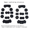 Tactical Fast Helmet Pads Set Military Memory Foam Pad Protective