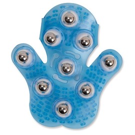 Glove massage ball mini massager massager back neck massager Acupressure Ball Purple 10ea