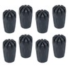 sharprepublic 8pcs Rubber Trekking Pole Cap Tip Protector Replacement for