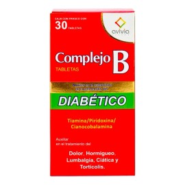 Complejo B Avivia 30 Tabletas Sin Sabor 105g