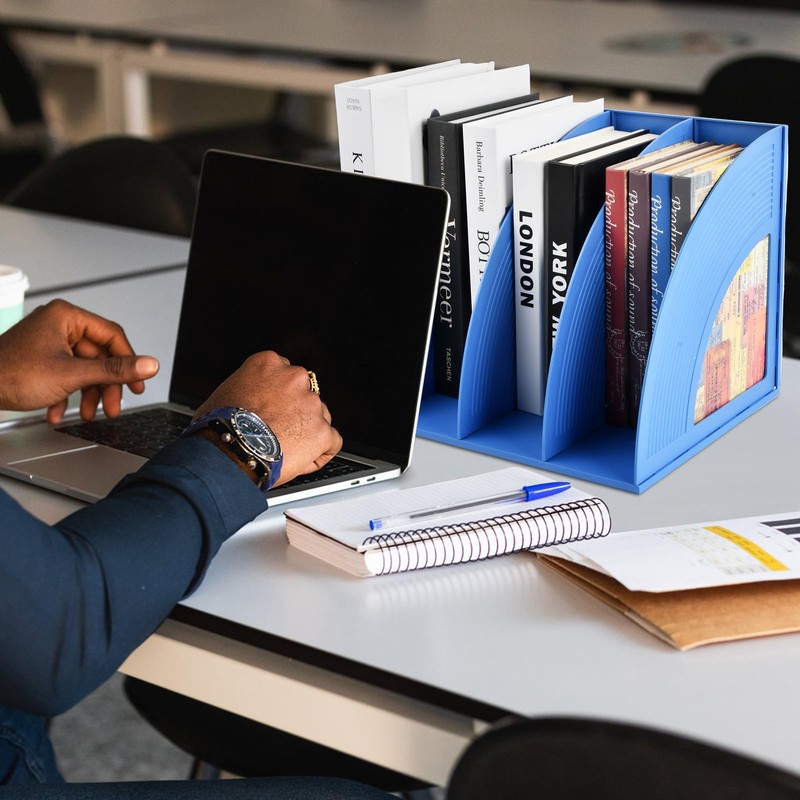 PTJJXA Folder Organiser A4, Desk Folder, Magazine Holder, Standing Folder,