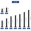 #6-32 x 1-3/8" Stainless Oval Head Machine Screws (50 pcs),