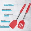 Silicone Spatula and Cooking Spoon,5 Pack Non-Stick Cooking Utensils for