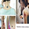 쇄골 타투 바디 헤나 문신 스티커 [V type 30종세트] Collarbone