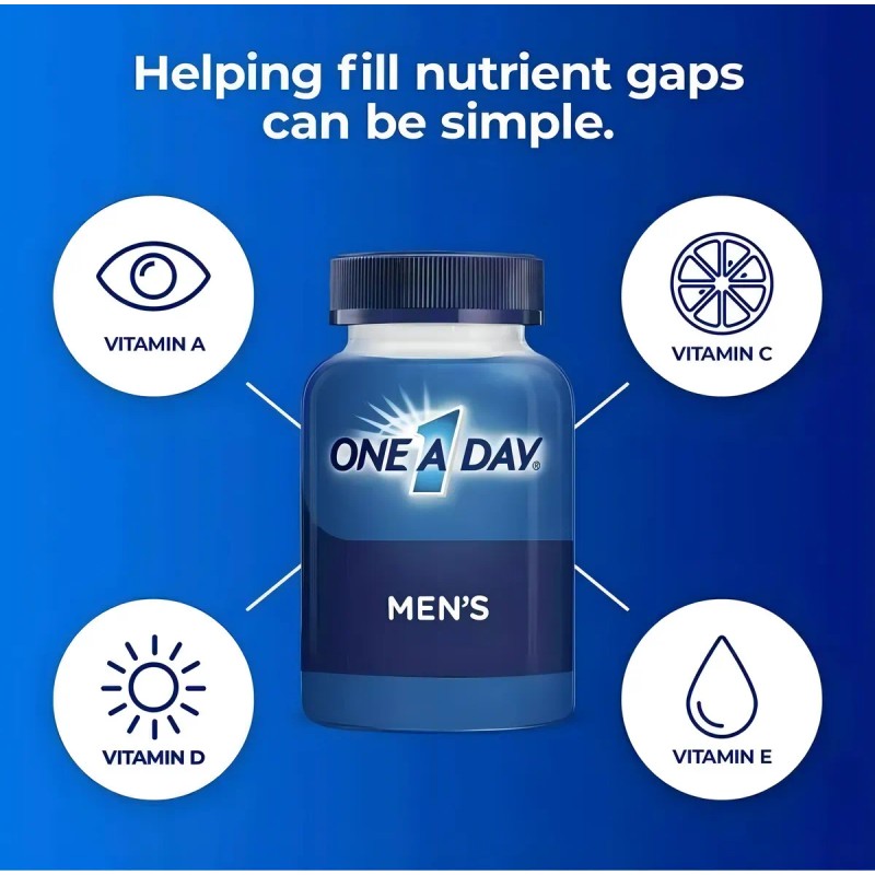 One Day Men Suplemento Multivitamínico Multimineral Hombres 200 Tabletas