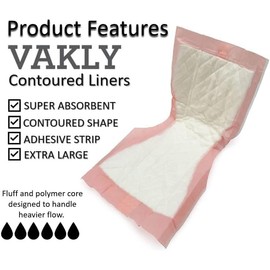 Hospital Style Extra Large Contoured Postpartum Pad Liners Super-Absorbent 7" Wide X 14" Long - Maternity Peri Pads for Overnight Post Birth Leak Protection - Incontinence Liners 7x14 inches (480)