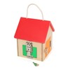 Small Foot Compact Wooden Castle House with Various Latches and
