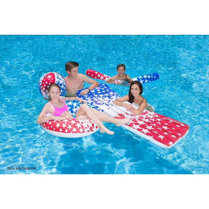 Poolmaster American Stars Inflatable Swimming Pool Inner Tube Float, 36