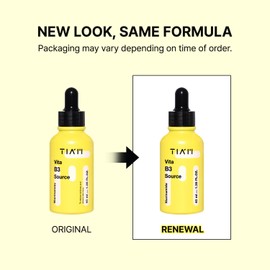 TIAM Vita B3 Source | Korean Skincare Serum w/Niacinamide & Alpha Arbutin | Face Moisturiser Niacinamide Serum | Skin Brightening Serum Face Care | Serums Skincare Products (Pack of 1, 1.35 Fl. oz.)