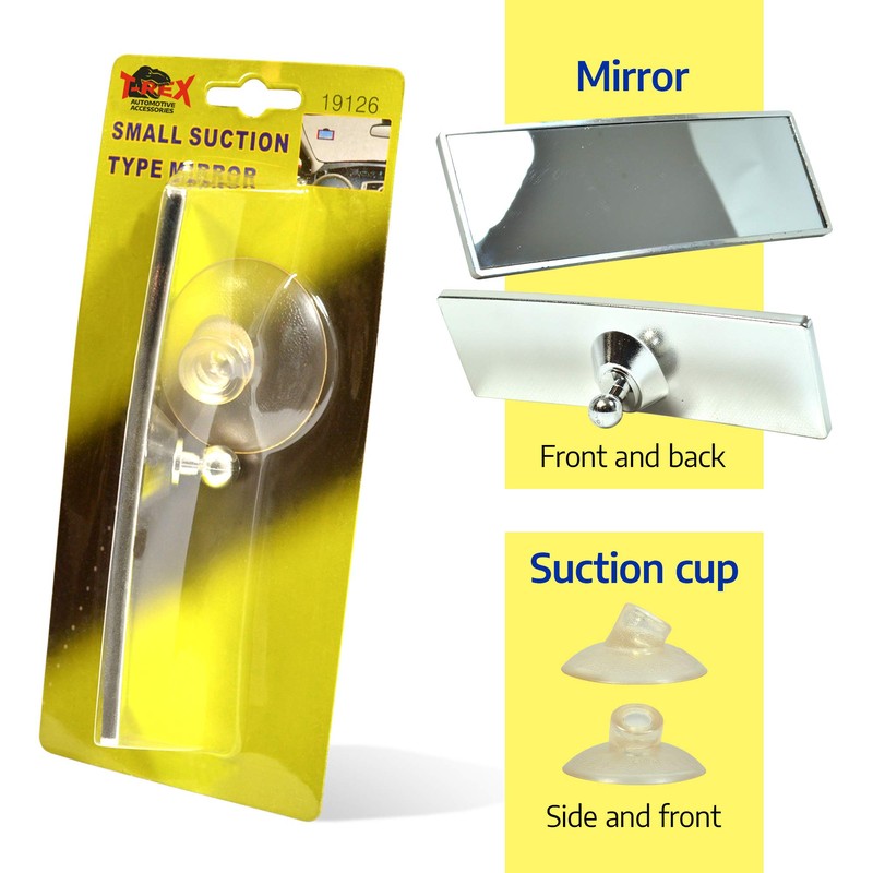 T-Rex Baby Car Mirror for Baby Car Seat View (5.5"x2.5"