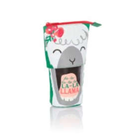 Thirty-one 31 Hide & Peek Pouch Retired Holiday Llama New/Unused