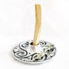 Palo Santo Holder, Incense Burner, Metal Holder, Silver, White Sage,