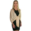 ShineGlitz Shawls and Wraps for Evening Dresses, Metallic Sparkle Womens