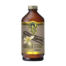 Portland Syrups Vanilla Syrup – Flavoring for Coffee, Lattes, Cold Brew, Macchiatos, Cocktails, & Desserts – Ideal for Drinks & Adding a Vanilla Touch to Any Beverage – 12 oz, 24 servings (Pack of 1)