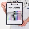 CAVN Pen Light with Pupil Gauge LED Penlight for Nurses