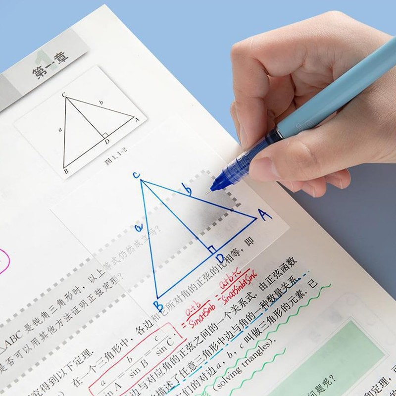 Namvo 300 Sheets Transparent Sticky Notes Set Clear Sticky Notes