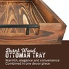 Wooden Serving Tray – Ottoman Tray - Modern Decorative Trays