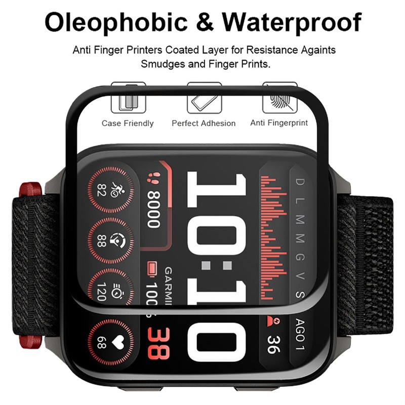 GIOPUEY 3 Pack Screen Protector for Garmin Venu X1, [Full