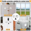 Yaocom 8 Pack Refrigerator Lock Heavy Duty Combination Fridge Child