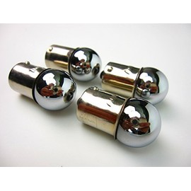[no3351] 12 V10 W Turn Signal Plated Valve/mimikkubarubu (Type G18) Set of 4 Monkey/Gorilla/Ape, etc.