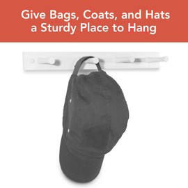 Spectrum Diversified 4 Peg Rack Finish: White